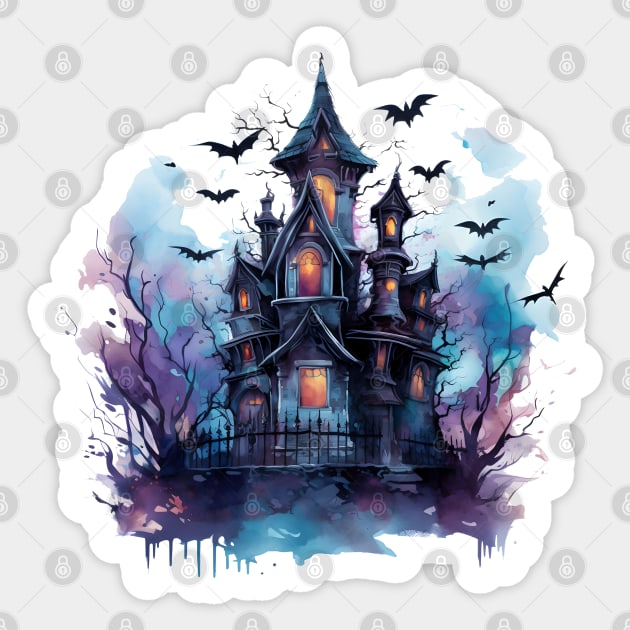 Scary Haunted House Sticker by ShopBuzz